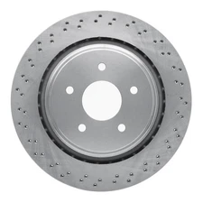 Dynamic Friction 620-46021 Disc Brake Rotor - Drilled For 06-13 Corvette XLR