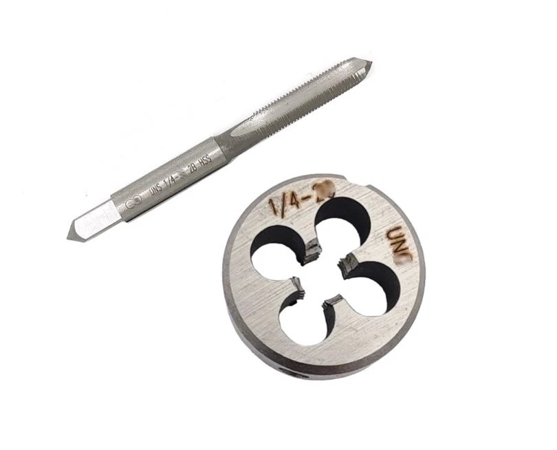 REELEER Außengewindeschneider + Gewindebohrer 1/4" - 20 24 27 28 32 36 40 UN ‌Kann Wähle