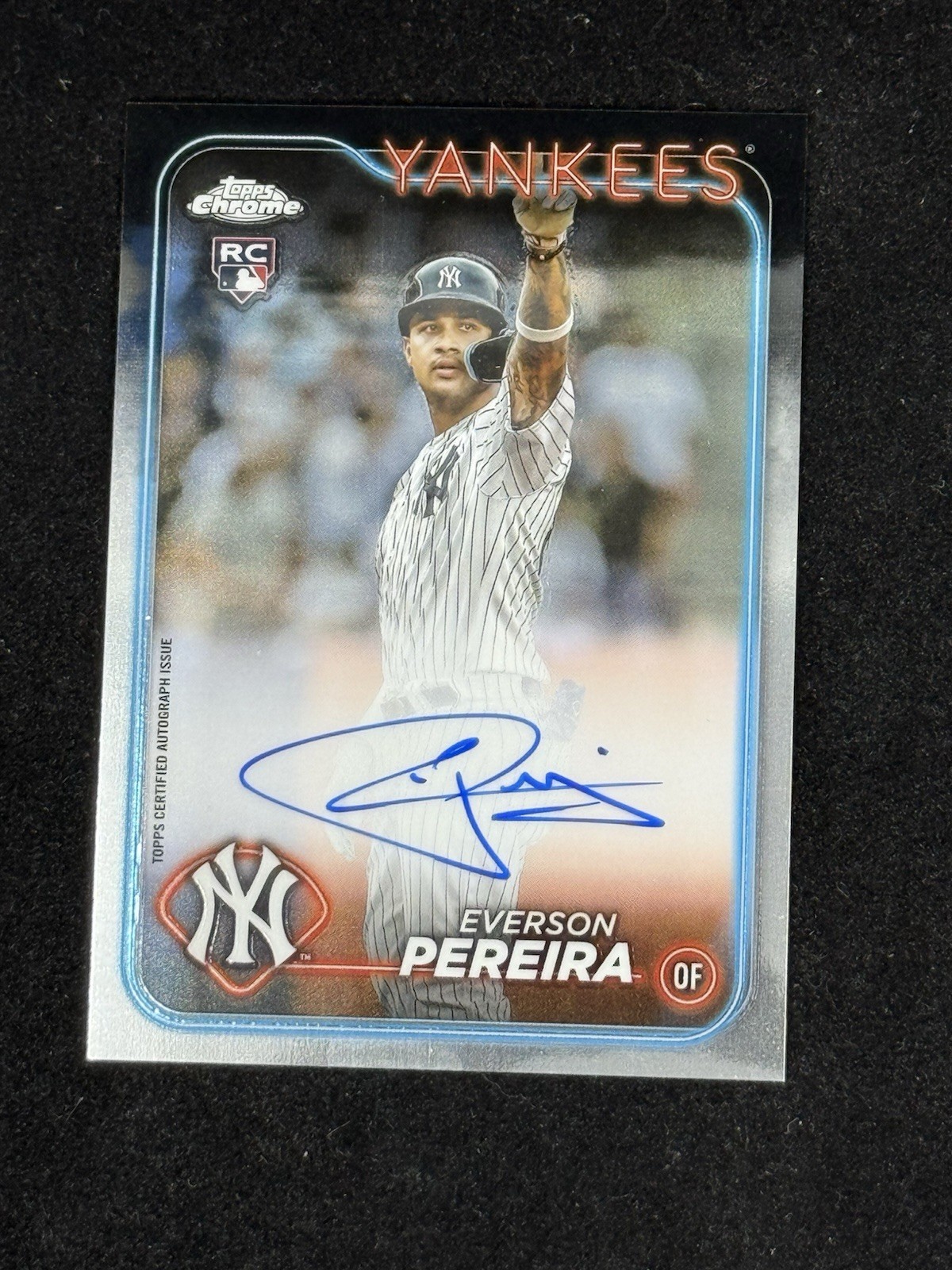 2024 Topps Chrome - Rookie Autographs Everson Pereira #RA-EP (AU, RC)-113025*