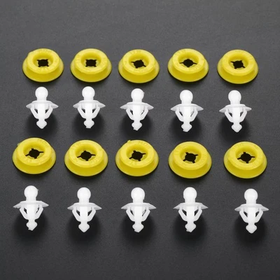 FOR VOLVO C30 QUARTER PANEL FENDER LINER CLIP & GROMMETS 30698669 SET 10 - Image 1 of 4