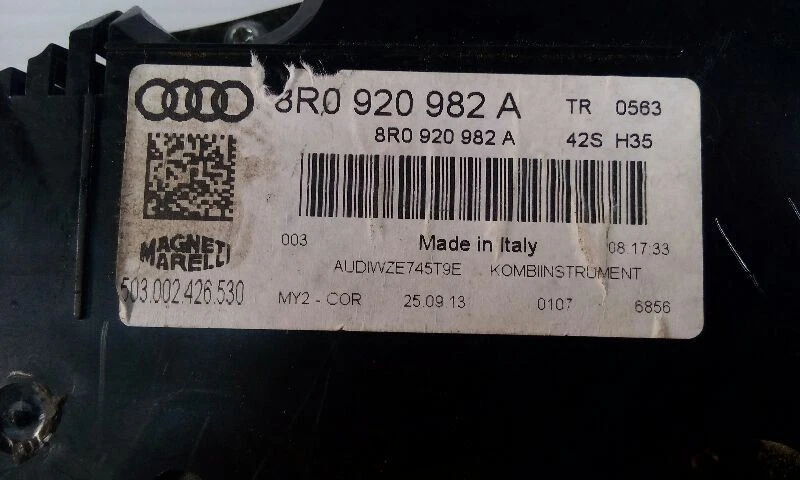 Audi Q5 2014 velocímetro cuadro de instrumentos pantalla multifunción Foto 2 de 4