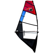 F2  Sale Windsurf Segel Rebel Team  5,7qm Rot/Schwarz Modell 2022 NEU Sail Only