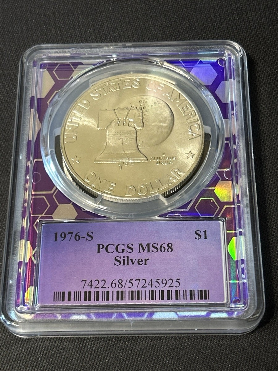MFH社製1/12BT45 verB 1976U．s.GP west 1976-S Silver Eisenhower BU Bicentennial Dollar PCGS MS68 BERT