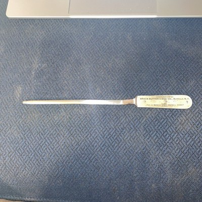 Brace Butter & Egg Co Buffalo New York Vintage Advertising Letter Opener