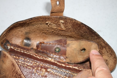 Original WWII Military Luger Brown Leather Pistol Holster . *1 - Picture 5 of 9