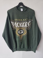 Vintage Green Bay Packers Sweater Mens Large NFL Football Logo 7 Crewneck 90s