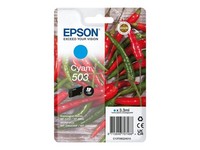 Epson Original 503 Chilischoten Druckerpatrone - Cyan (C13T09Q24010)