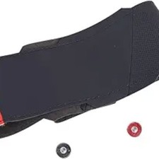 15 Inch Hand Sewn Steering Wheel Cover Stitch on Wrap with Red Regression Sign,