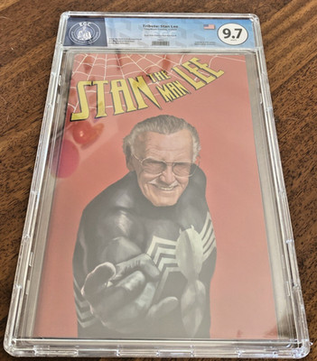 STAN LEE: TRIBUTE #1 SKAN 'VENOM STAN' FOIL VARIANT LIMITED TO 120 EGC 9.8