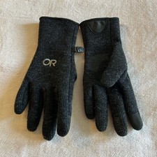 Outdoor Research Men  s Flurry Sensor Gloves gray wool blend size S 7