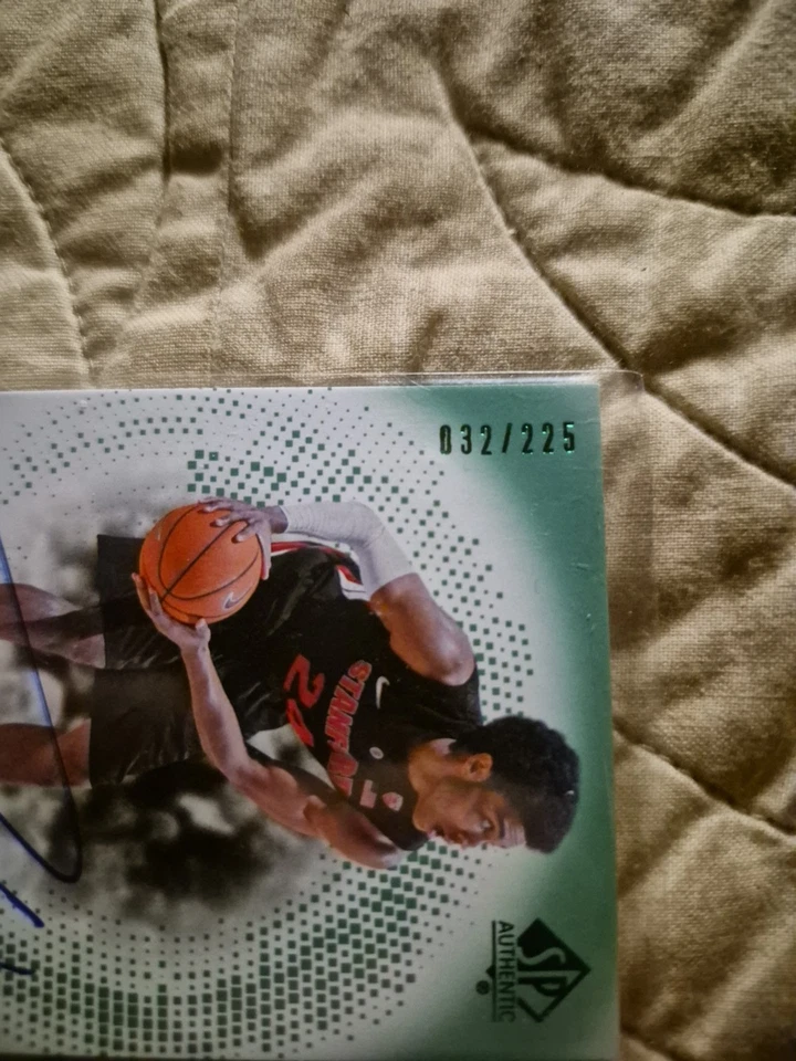 Josh Huestis 2014-15 Upper Deck SP Authentic Auto RC SP 032/225 #R12 Stanford - Image 2 of 3