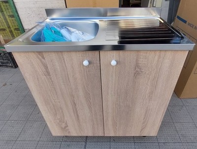 stainless steel kitchen sink cabinet