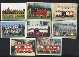 8 Mannschaftsbilder DE JONGE / Bergmann Verlag HSV 1.FC Nürnberg Köln...