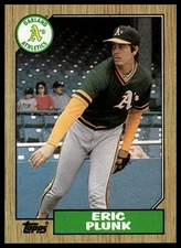 1987 Topps #587 Eric Plunk