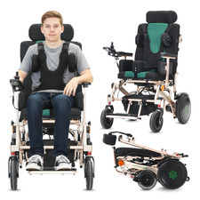 Pegasus Cerebral Palsy 4 Wheels All Terrain Travel Friendly Electric Wheelchair