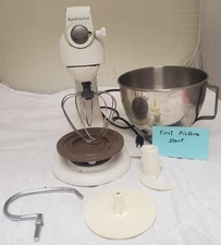 Vintage KitchenAid 3-C Stand Mixer Hobart with Attachments
