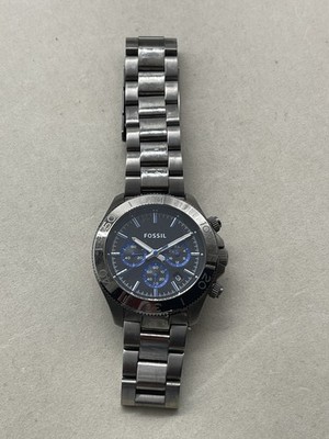 Fossil CH2869 Men's Watch Chronograph Black Dial Smoke Ion Plated Analog