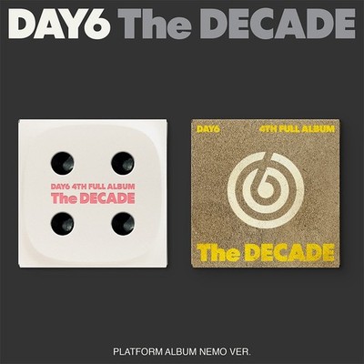 DAY6 THE DECADE 4th Full Album PLATFORM 2 Ver SET/2QR+8Sticker+24 Photo Cad+GIFT