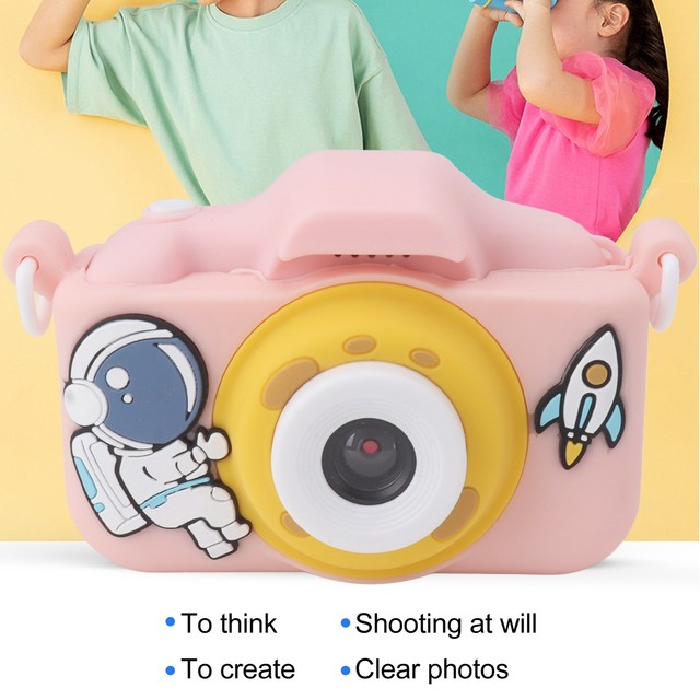 (Pink)Children Camera Toy HD Dual Lenses Camera Digital 5V 2in For Kids (Pink)Children Camera Toy HD Dual Lenses Camera Digital 5V 2in For Kids