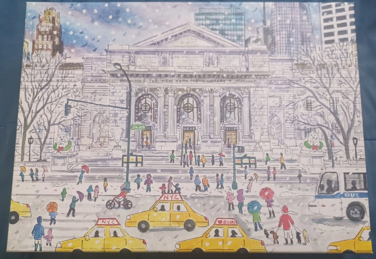 Michael Storrings New York Public Library 1000 Piece Jigsaw Puzzle