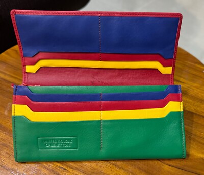 United Colors Of Benetton Vintage Multicolor Wallet | eBay
