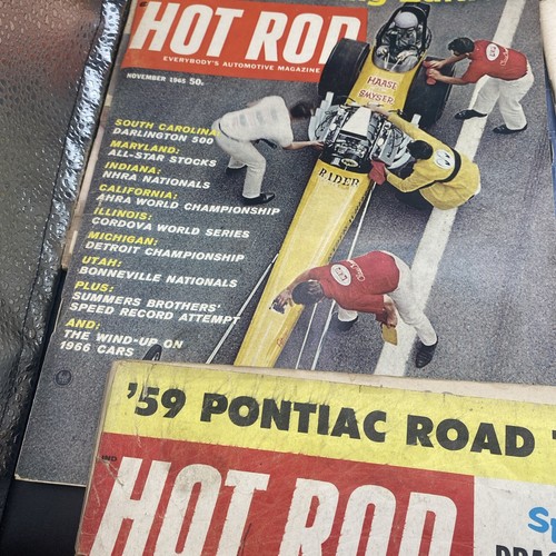 (6) HOT ROD Magazines Automotive Drag racing customizing FLAWS Bad Shape - Picture 12 of 19