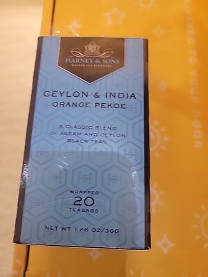 HARNEY & SONS CEYLON & INDIA ORANGE PEKOE TEA