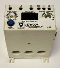 STANCOR MODEL 821 B300 Liquid Lever Controller & Motor Protection Overload Relay