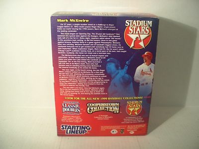 Mark McGwire Cardinals Stadium Star Figure 1999 Special Edition