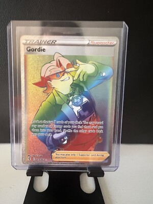 Pokmon TCG Gordie Evolving Skies 223/203 Holo Rainbow Secret Rare | eBay