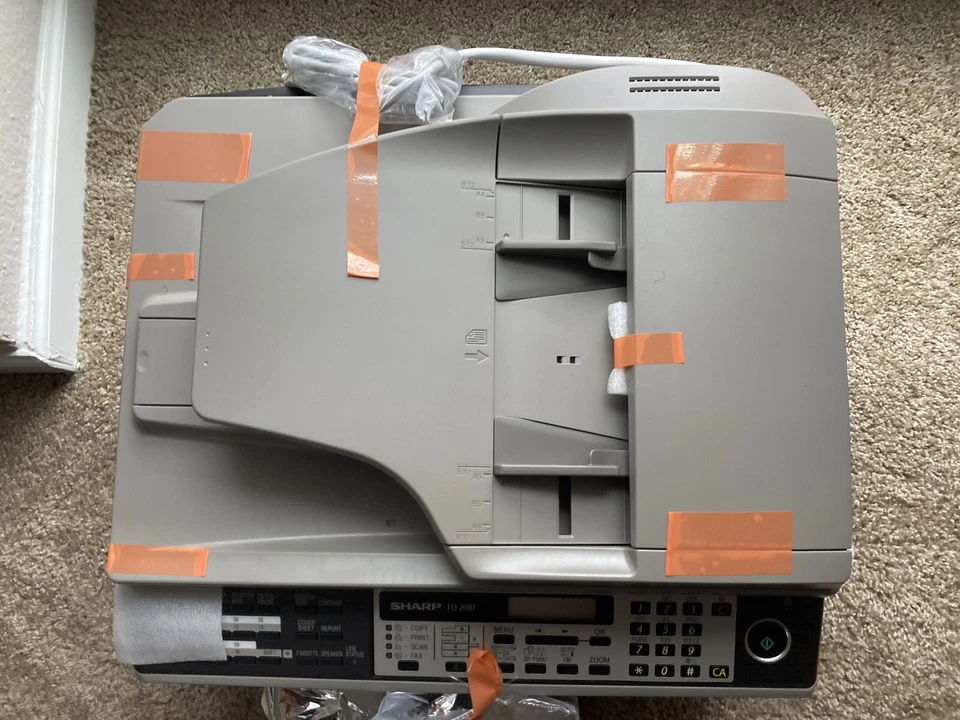 Sharp FO-2081 Laser Printer-new Open Box Never Been Unwrapped With OG Box & Ink - Image 4 of 4