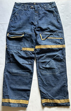 Vintage Marithe Francois Girbaud Jeans Mens 38 Cargo Shuttle Strap Denim