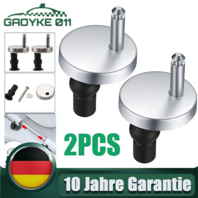 2PCS Universal WC Sitz Scharnier Befestigungsset Klo Toilettendeckel Ersatz 61mm