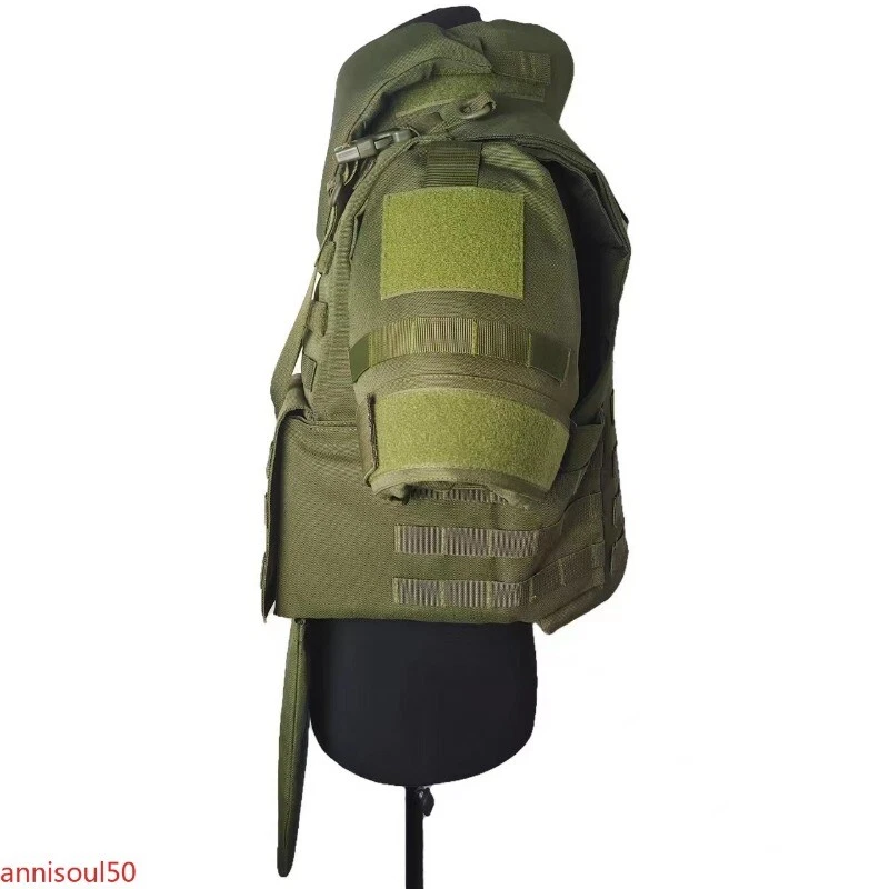 Traje Protector Completo KFL Chaleco Táctico Armadura Corporal Accesorio Bolsa Material Oxford Foto 4 de 4