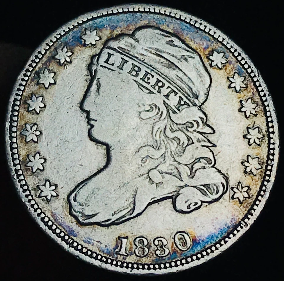 1830 Capped Bust Dime 10C Ungraded 90% Silver US Type Coin CC26188 - Image 3 of 4