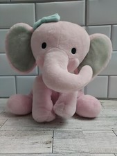 Bedtime Originals Twinkle Toes Pink Elephant Plush Hazel Stuffed Animal Toy