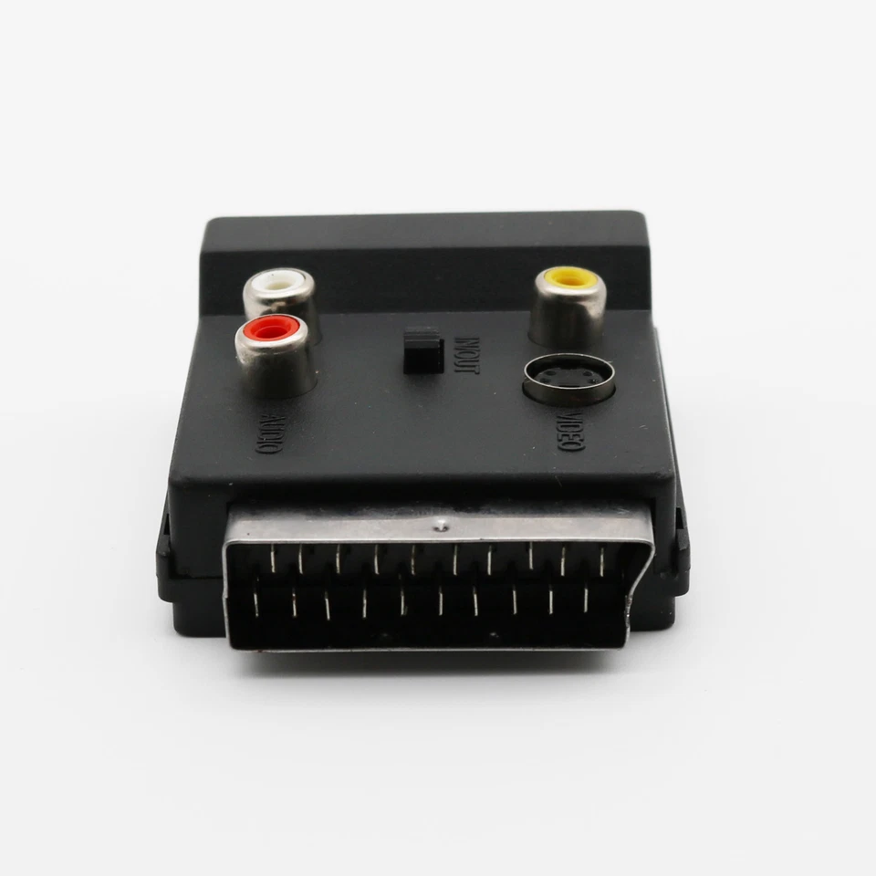 1x Switchable SCART Male to Female with S-Video 3 RCA Audio SCART Adapter - Image 4 of 4