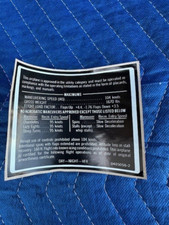Cessna Aircraft Placard, P/N 0405058-2 (New Surplus) Cessna Aircraft Placard, P/N 0405058-2 (New Surplus)
