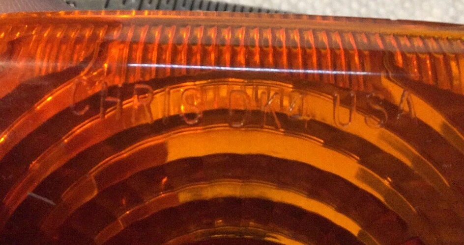 Chris Products Turn Signal Lens DK-4A, NOS, KAWASAKI - Imagem 3 de 4