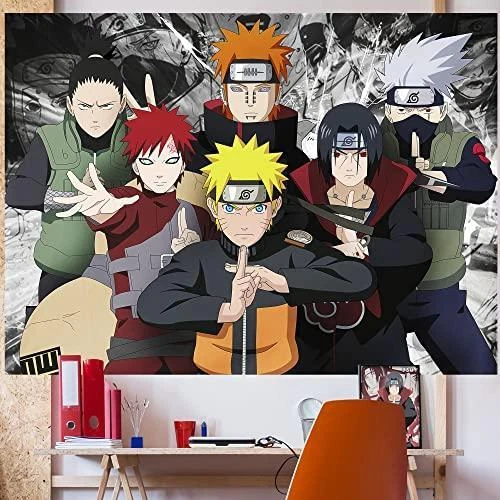 JUMANT Naruto Tapestry Anime Room Decor Anime Tapestry Anime Decor