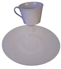 Antique 20thC KPM Berlin Porcelain Arkadia Cup & Saucer Porzellan Tasse German 1