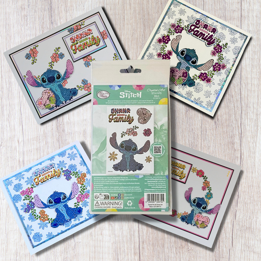 Crystal Art A4 Stamp Set  - Disney Stitch