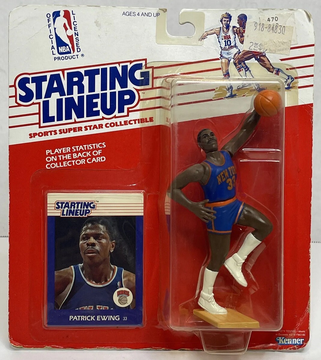 NBA Starting Lineup-Patrick Ewing NY Knicks 1988 Kenner | eBay