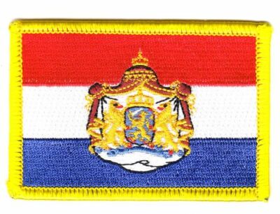Thermobügelbarer Flaggen-Patch Aufnäher Fahne Niederlande Bei Kleidung Holland Patch