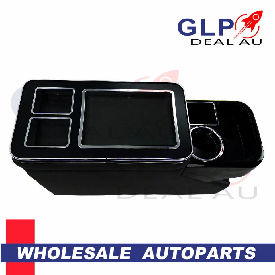 For VW T5 T6 Centre Console Storage Box Drink Phone Holder Transporter 2003-2021 - image 2 of 4