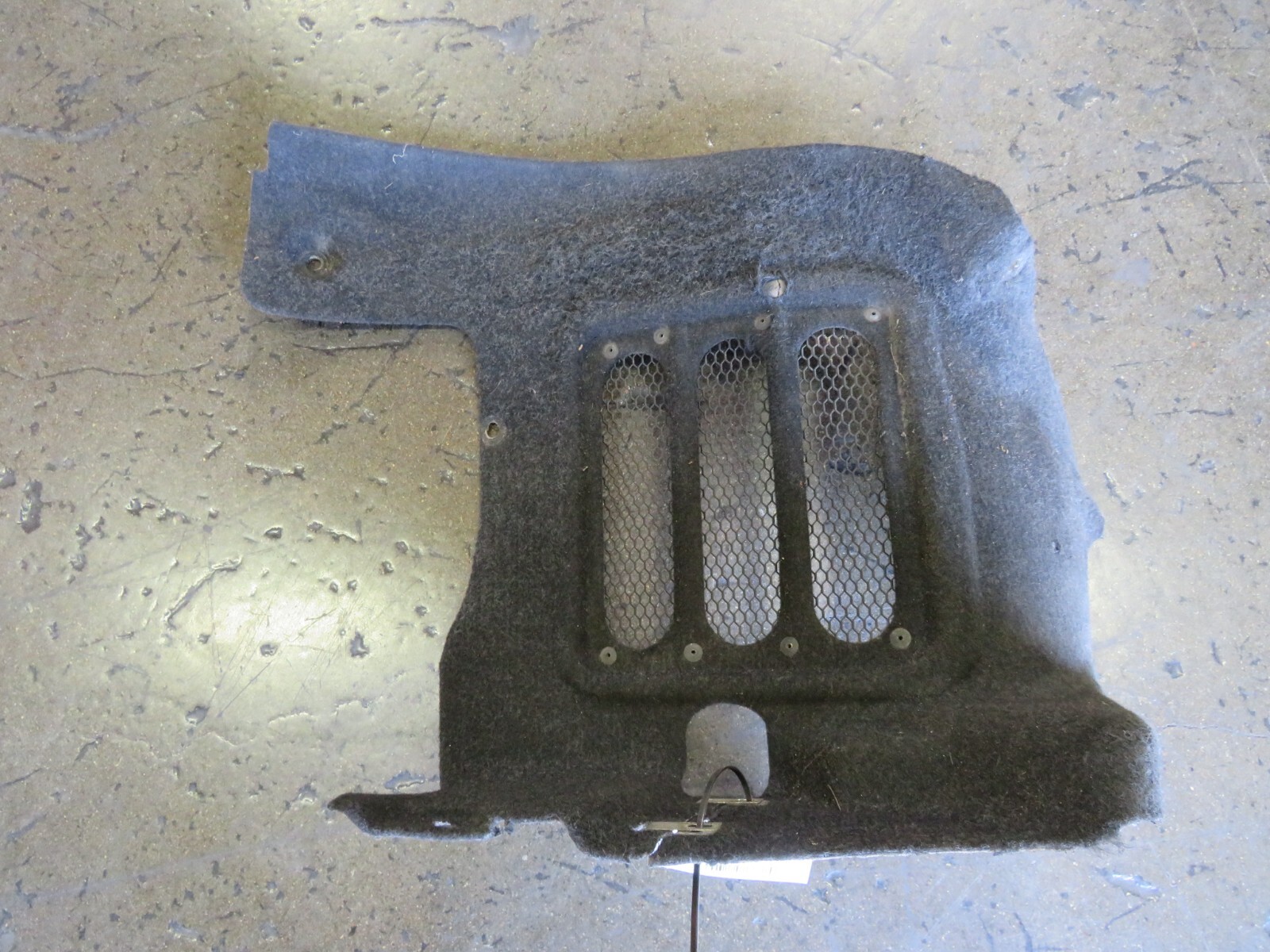 Ferrari California, LH, Left, Rear Gravel Guard, Dmg, Used, P/N 84076800