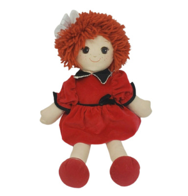 GUND VINTAGE 1991 KACY SNUFFLES AND ME DOLL RED HAIR STUFFED ANIMAL PLUSH TOY