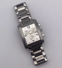 STAINLESS STEEL ESQ SWISS MADE CHRONOGRAPH WATCH