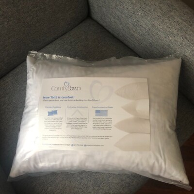 Comfy Down Decorative 100% Cotton Rectangular Pillow - READ DESCRIPTION BELOW.