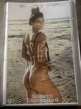Nina Agdal Signed Sports Illustrated Swimsuit Photo BAS Beckett BJ33759